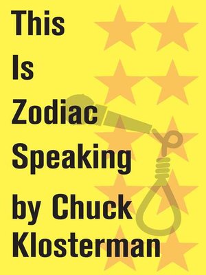 cover image of This is Zodiac Speaking